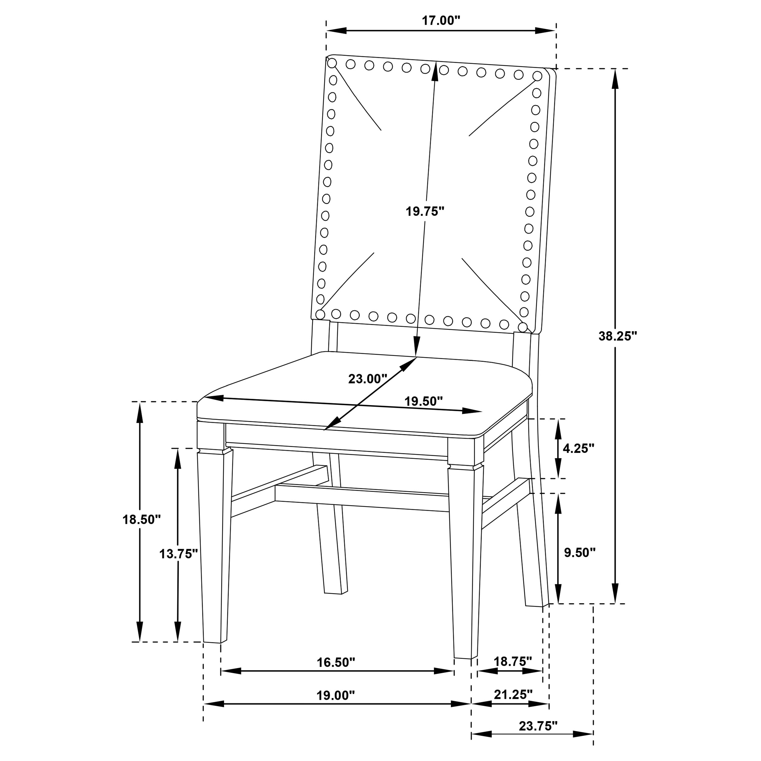 Coaster Middleton Middleton Extension Leaf Dining Set
