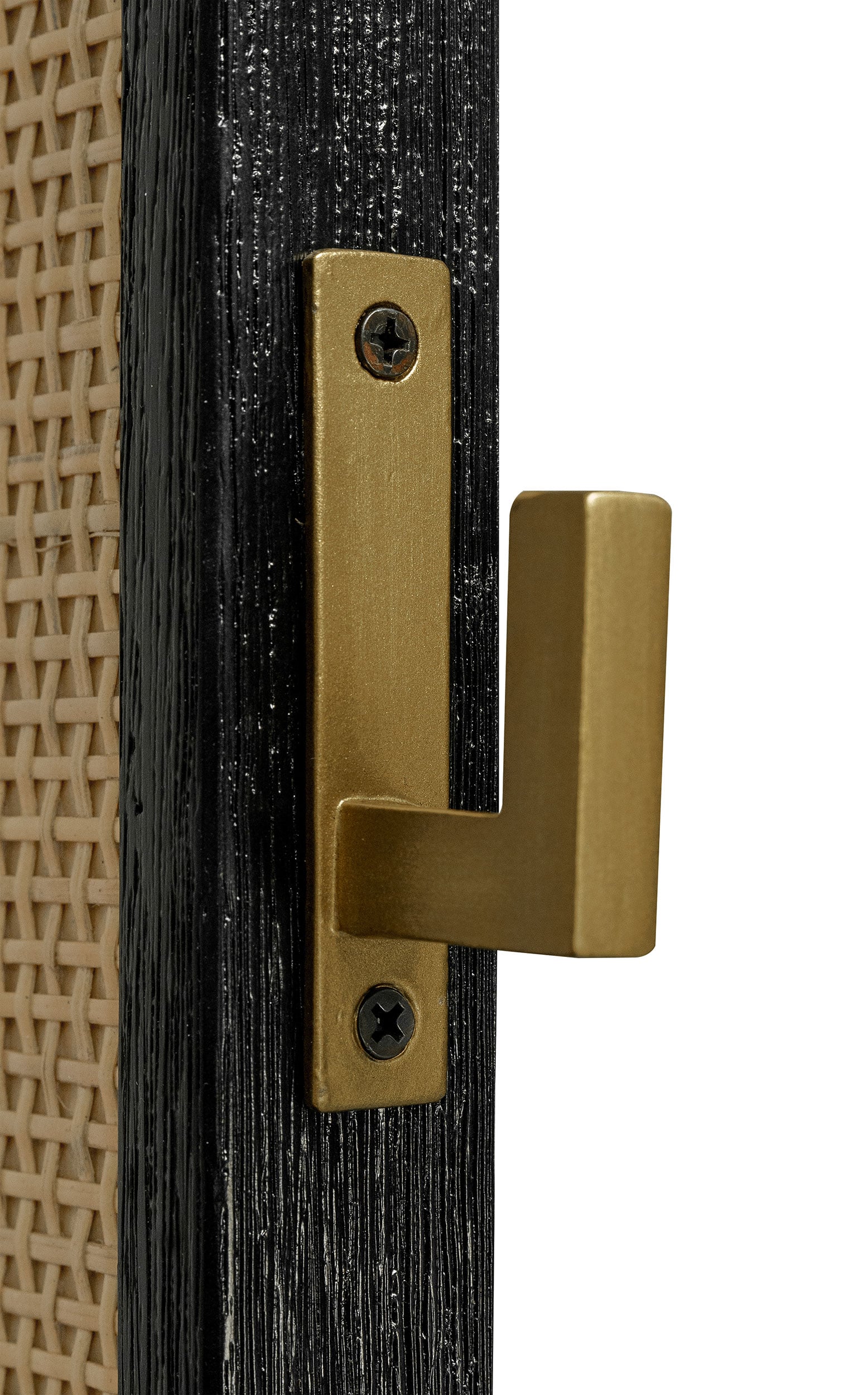 Coaster Arini Cane Weave Full Length Standing Floor Mirror