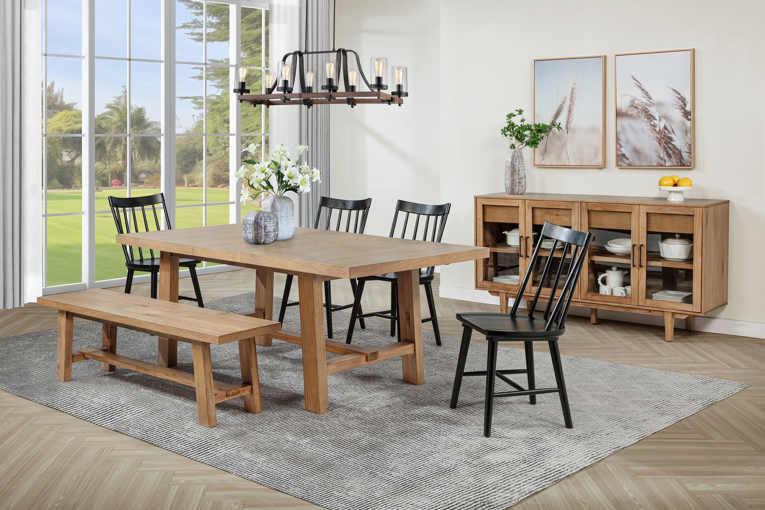 Middleton Extension Leaf Dining Set