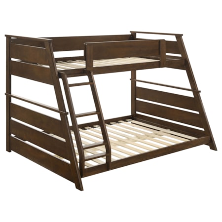 Holden Wood Veneer Twin Over Full Bunk Bed