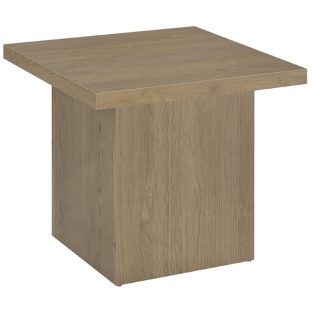 Devar Side End Table Latte