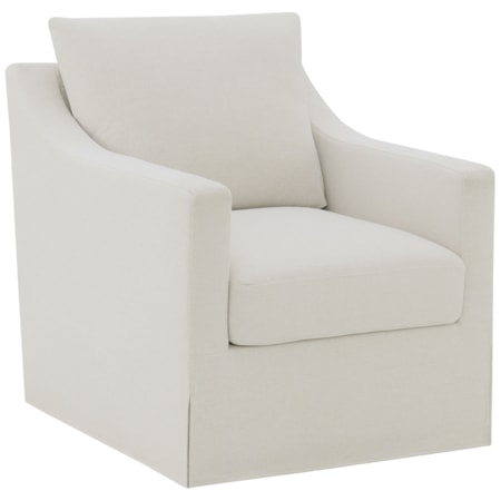 Winter Accent Swivel Chair
