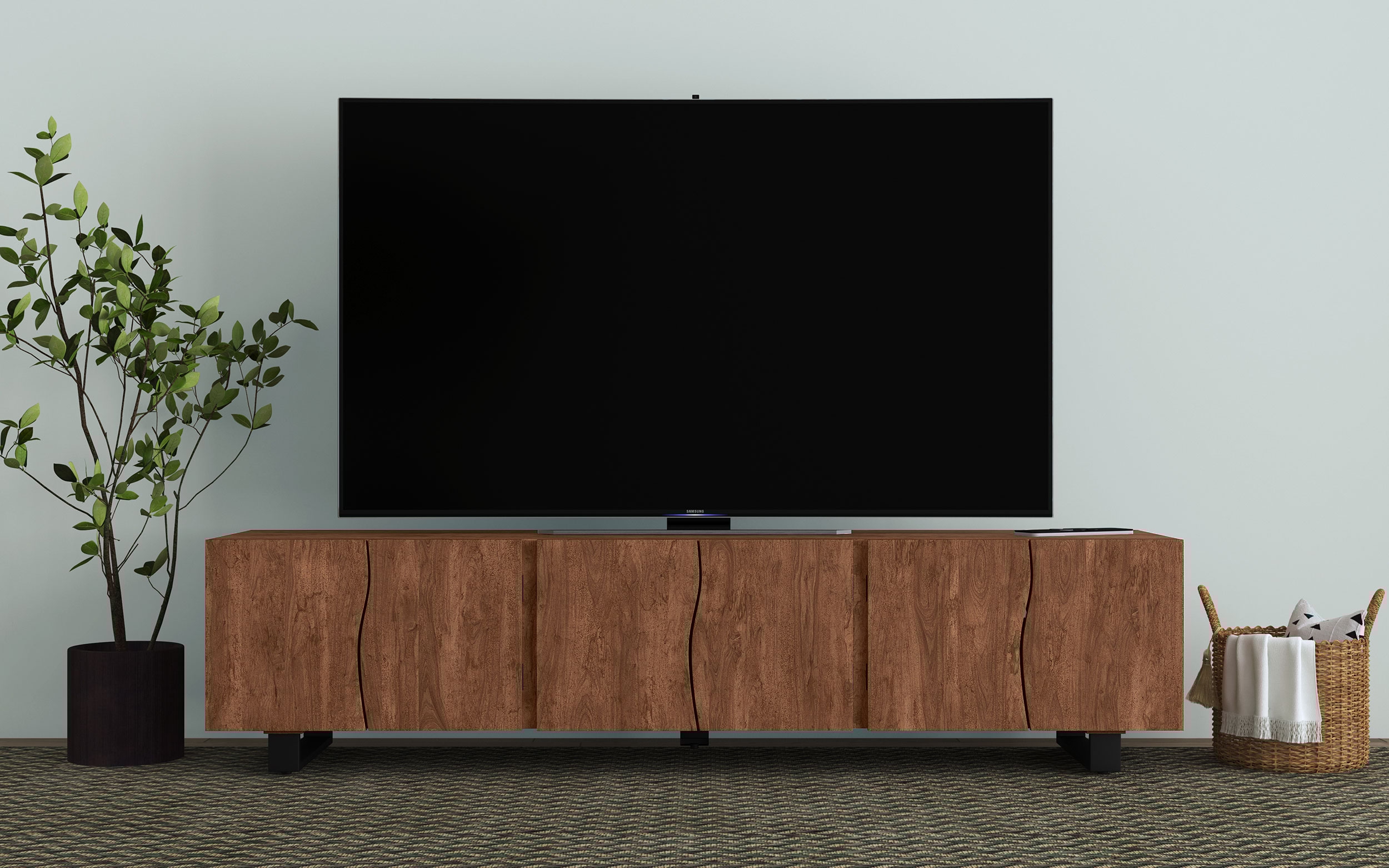 Coaster Trask Trask 86-inch Wood TV Stand Media Console