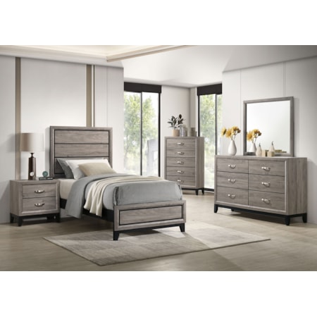 Watson Five-piece Twin Bedroom Set