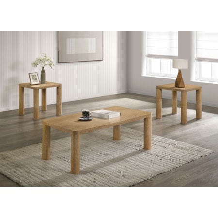 Castlewood Cocktail Coffee Table Set