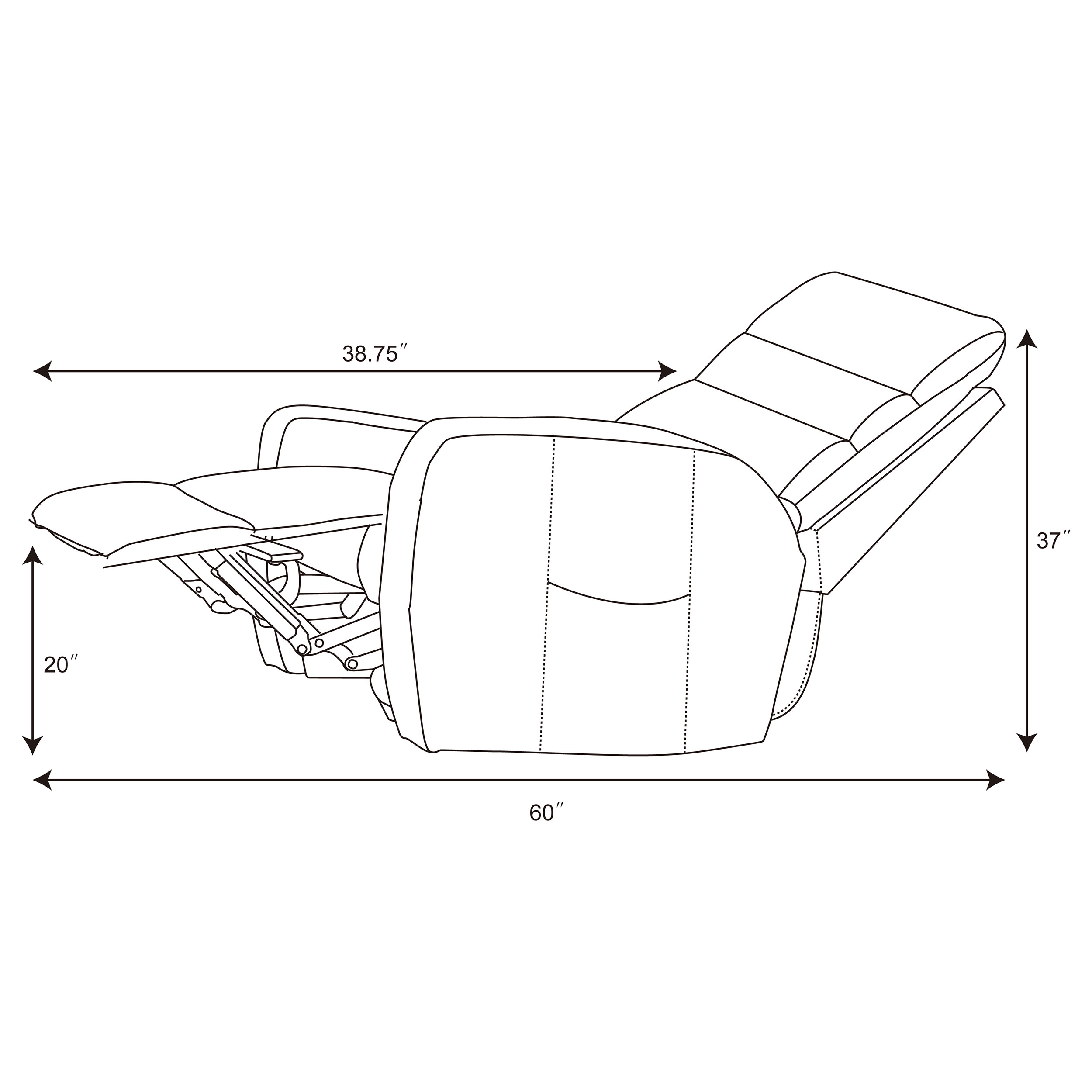 Coaster Amsdell Amsdell Power Lift Recliner w/ Remote
