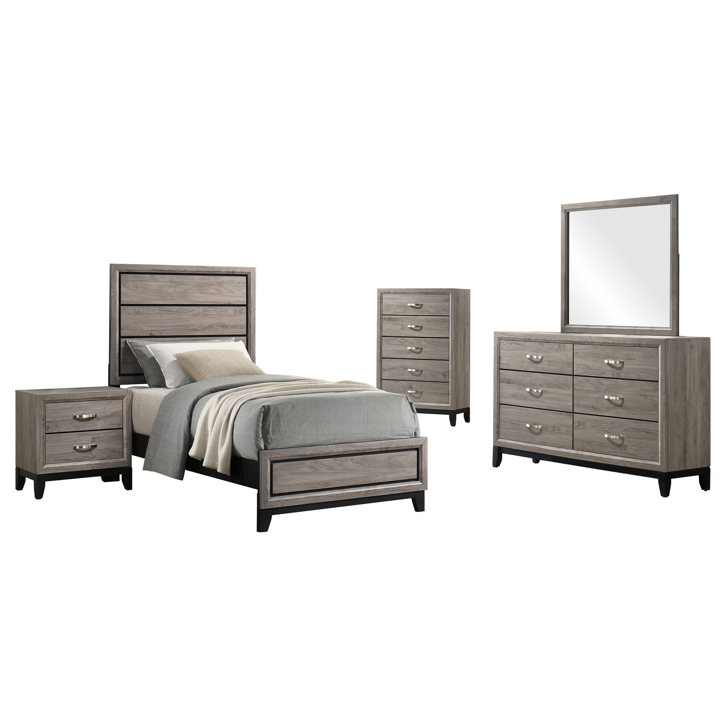 Coaster Watson Watson Five-piece Twin Bedroom Set