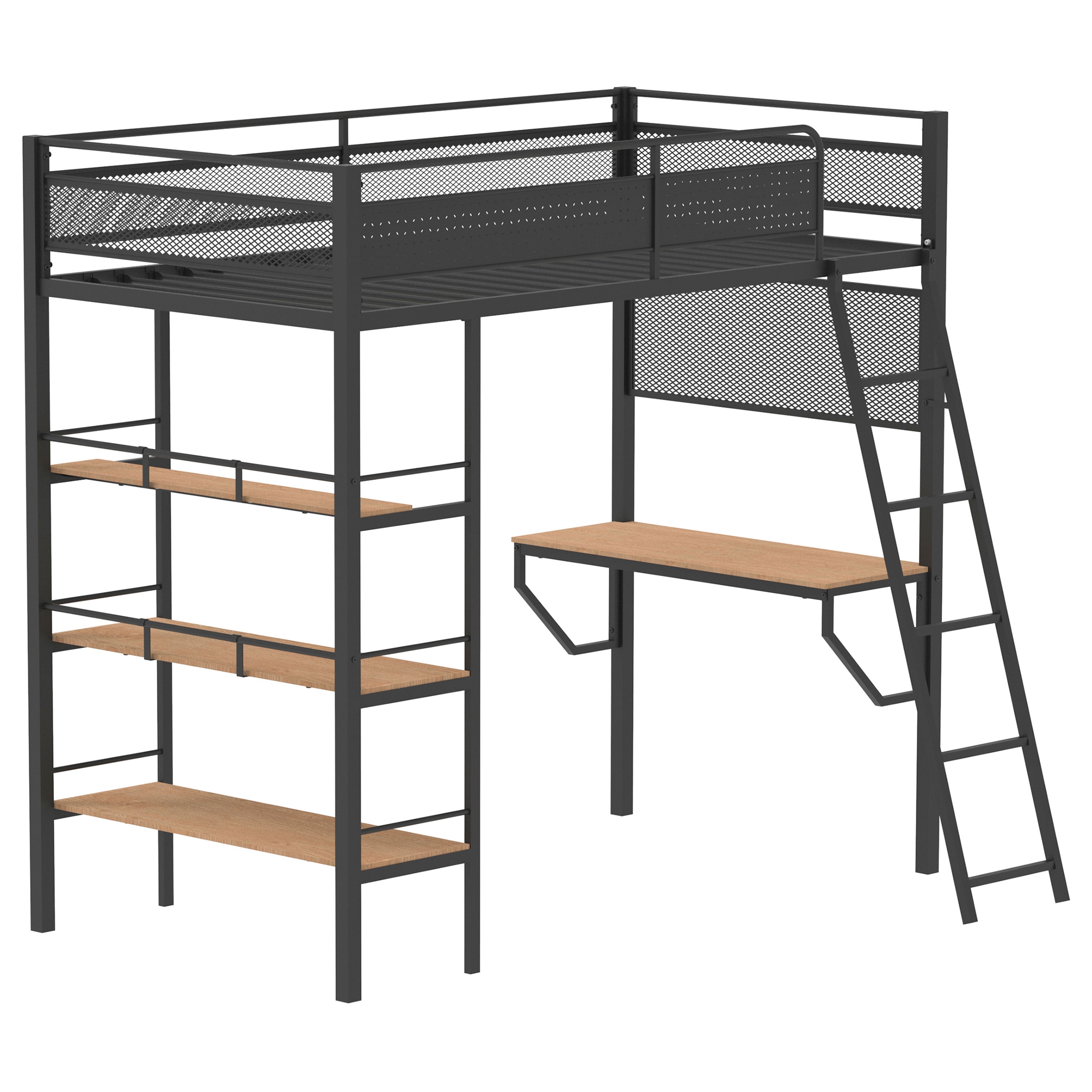 Campus Twin Workstation Loft Bed