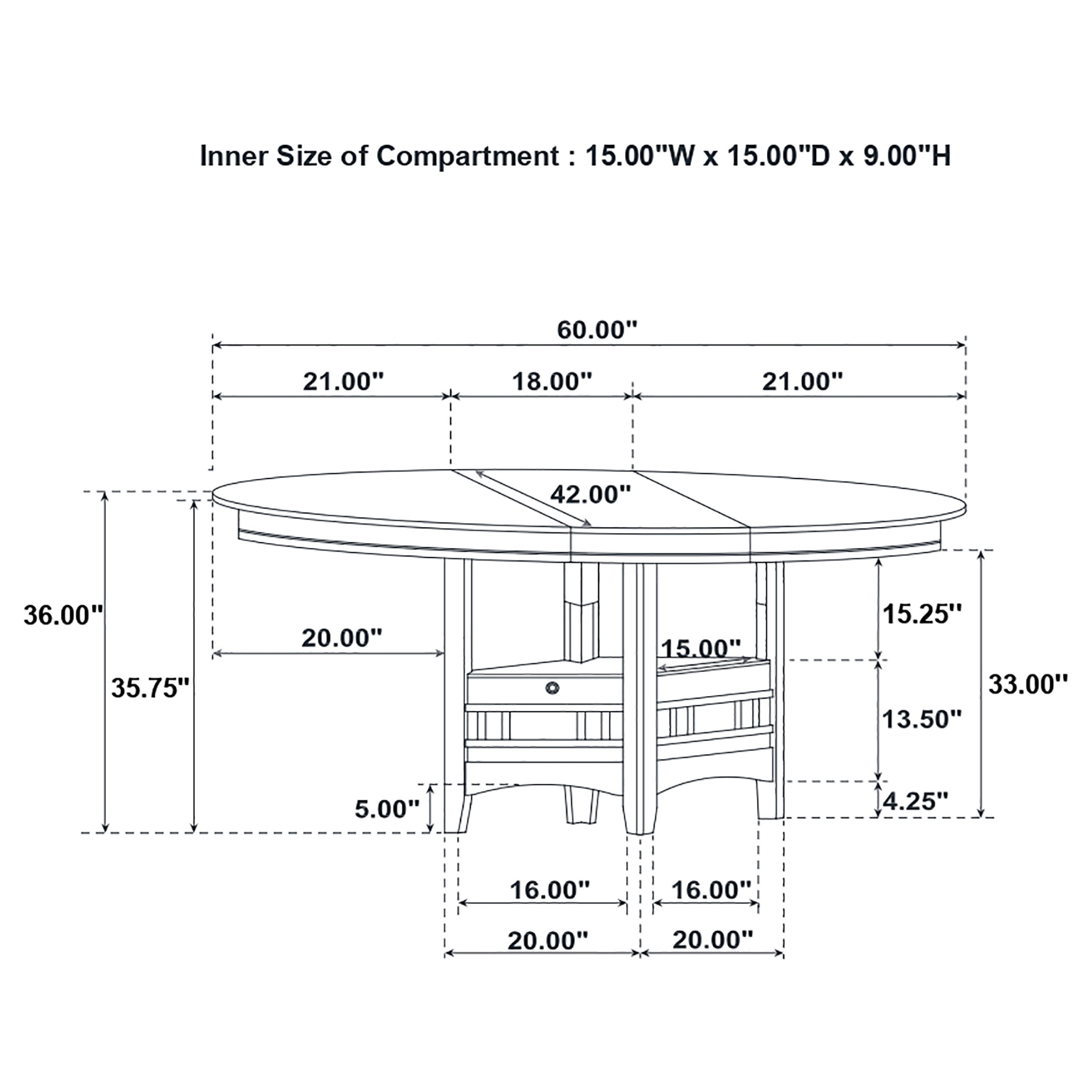 Coaster Lavon Counter Height Dining Set