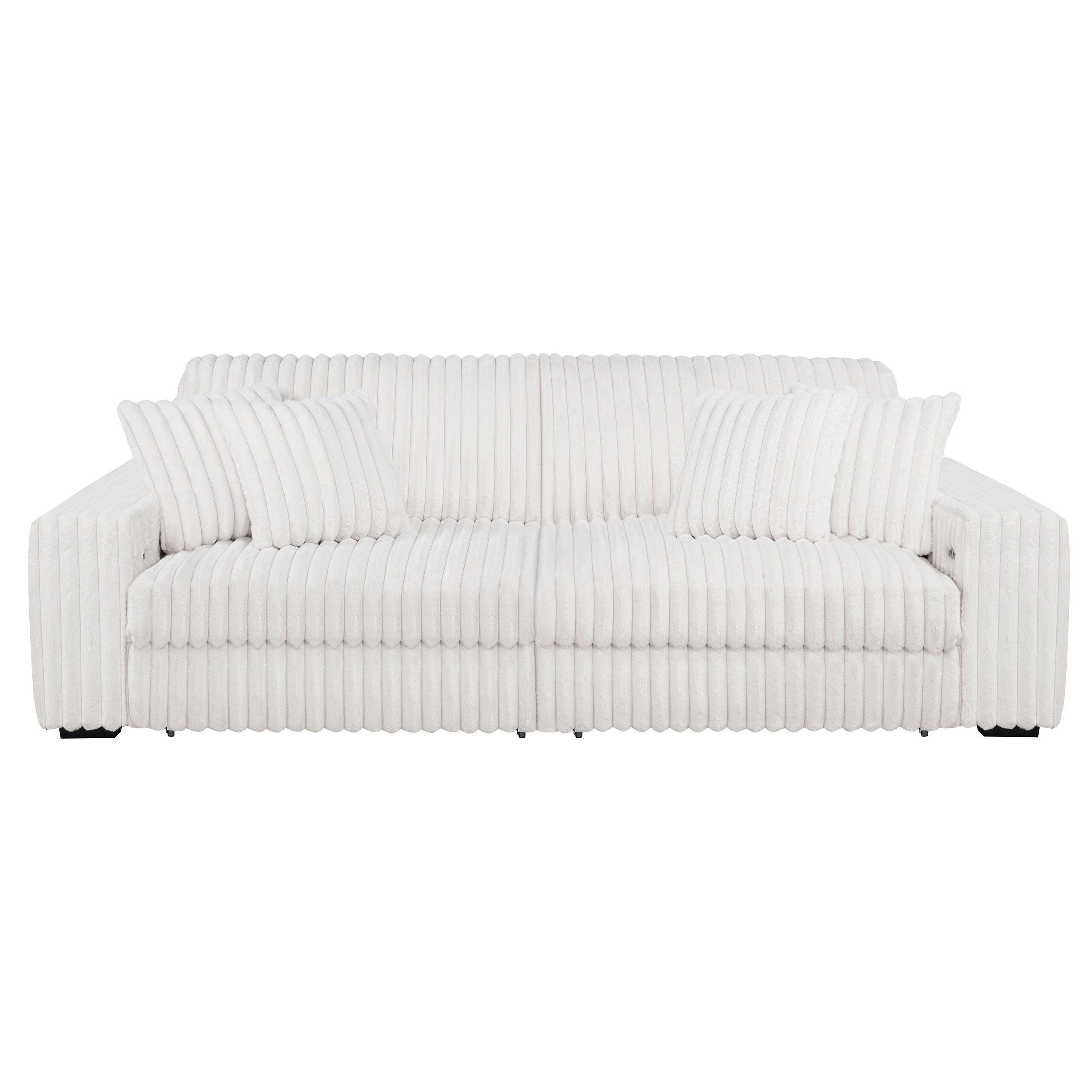 Jacana Corduroy Dual Power Chaise Sofa