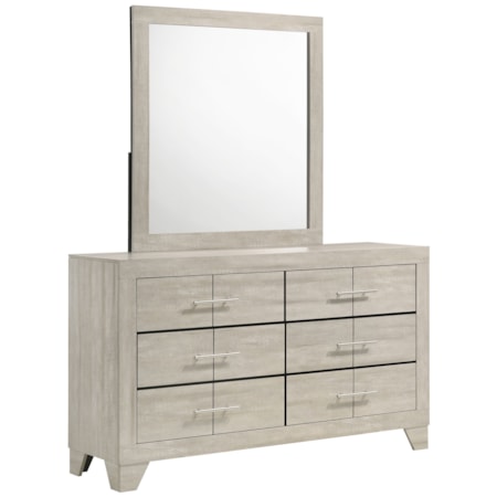 Trenton Bedroom Dresser With Mirror