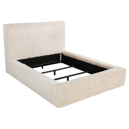 Rebecca Faux Fur King Bed