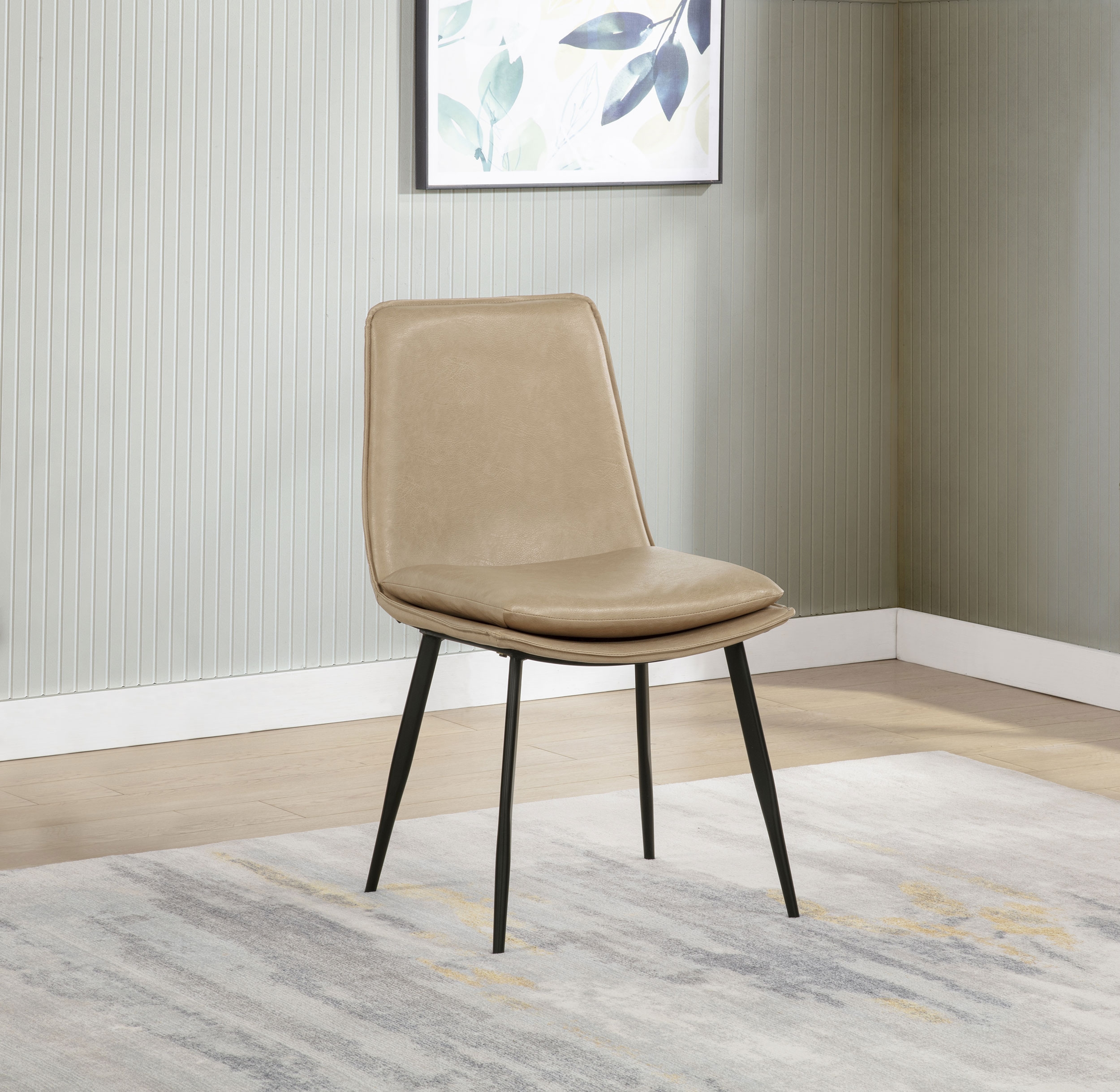 Coaster Ortega Dining Side Chair Tan