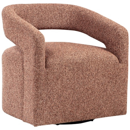 Westhill Swivel Accent Chair Berry