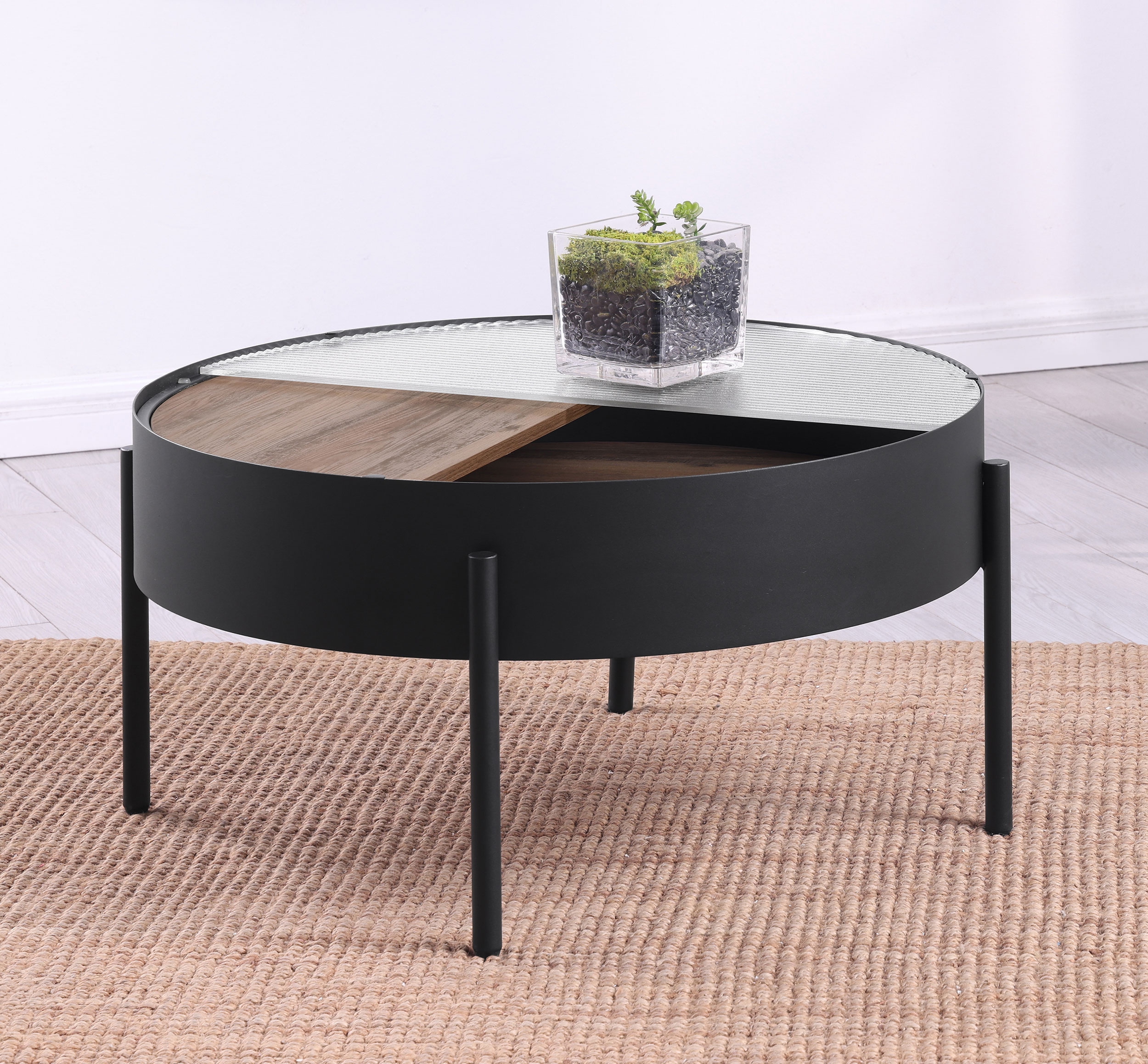 Ozella Coffee Table w/ Hidden Storagey