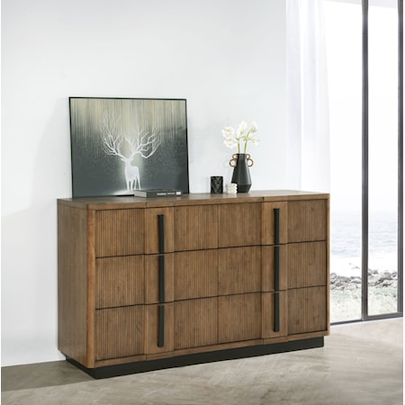 Terrace 6-drawer Dresser Cabinet Ash