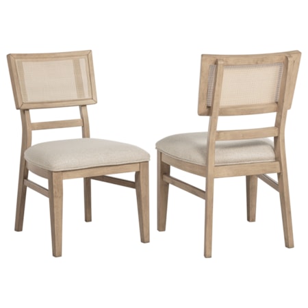 Kailani Radio Weave Cane Dining Side Chair