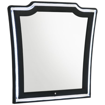 Coaster Lorient 25374 Lorient LED Dresser Mirror Black | Shimock's Furniture World | Mirrors - Dresser Coaster Lorient 25374 Lorient LED Dresser Mirror Black | Shimock's Furniture World | Mirrors - Dresser