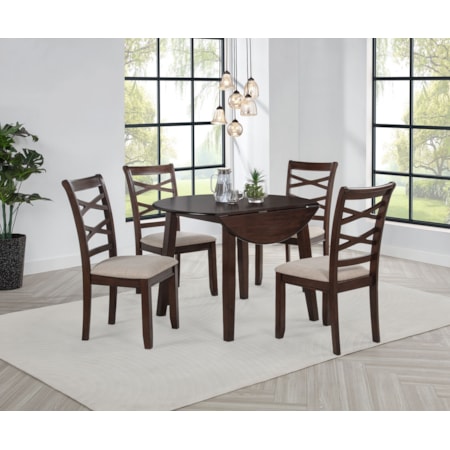 Barton Wood Dining Table Set