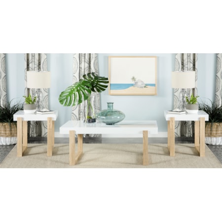 Pala Coffee End Table Set