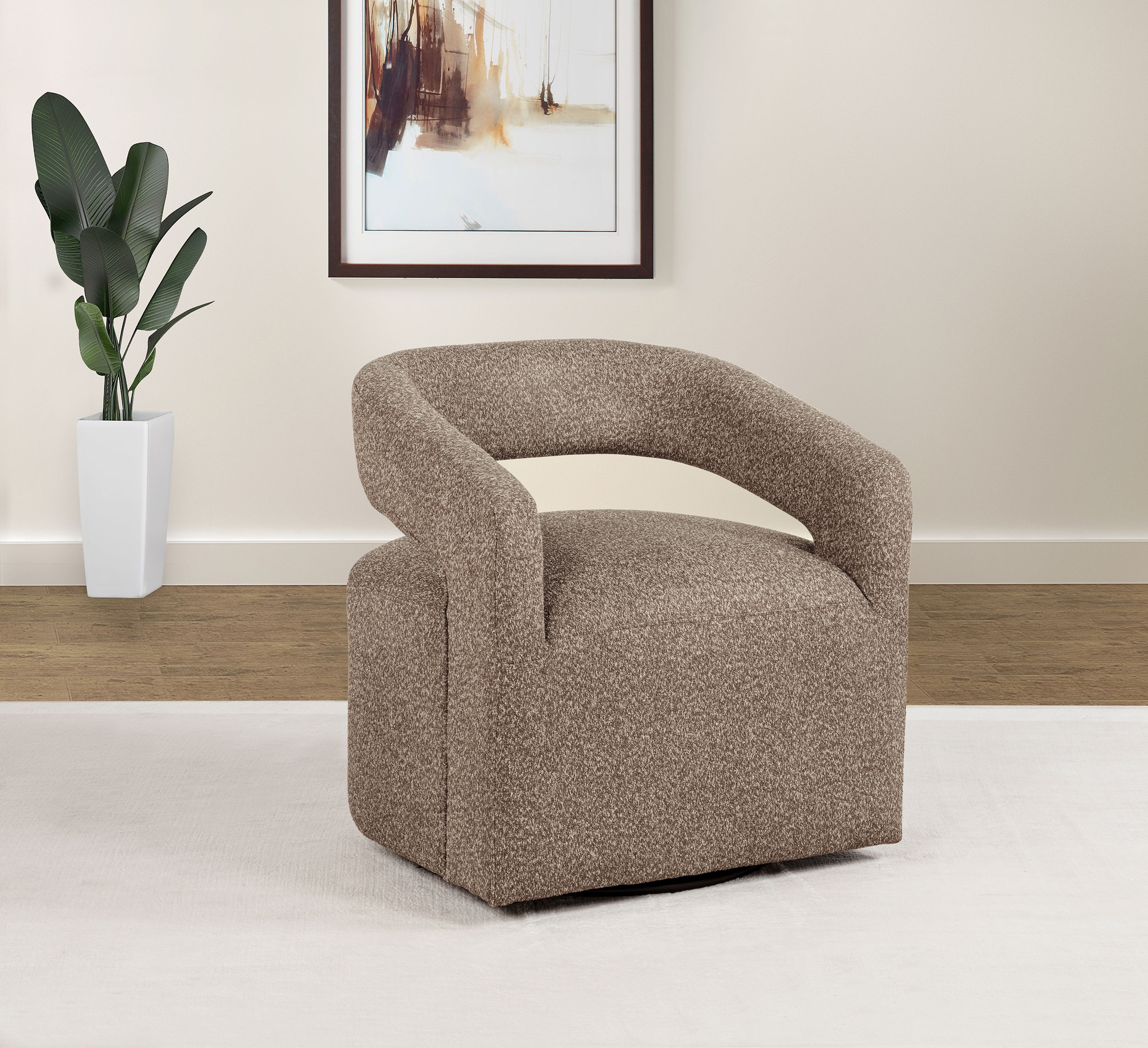 Westhill Swivel Accent Chair Rocky Road