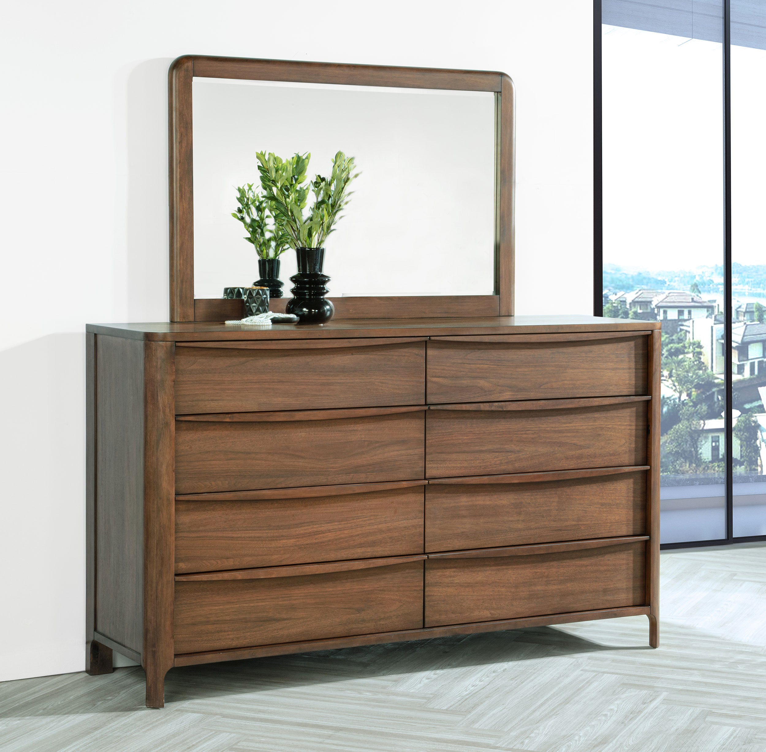 Coaster Maderia Maderia 8-drawer Dresser and Mirror