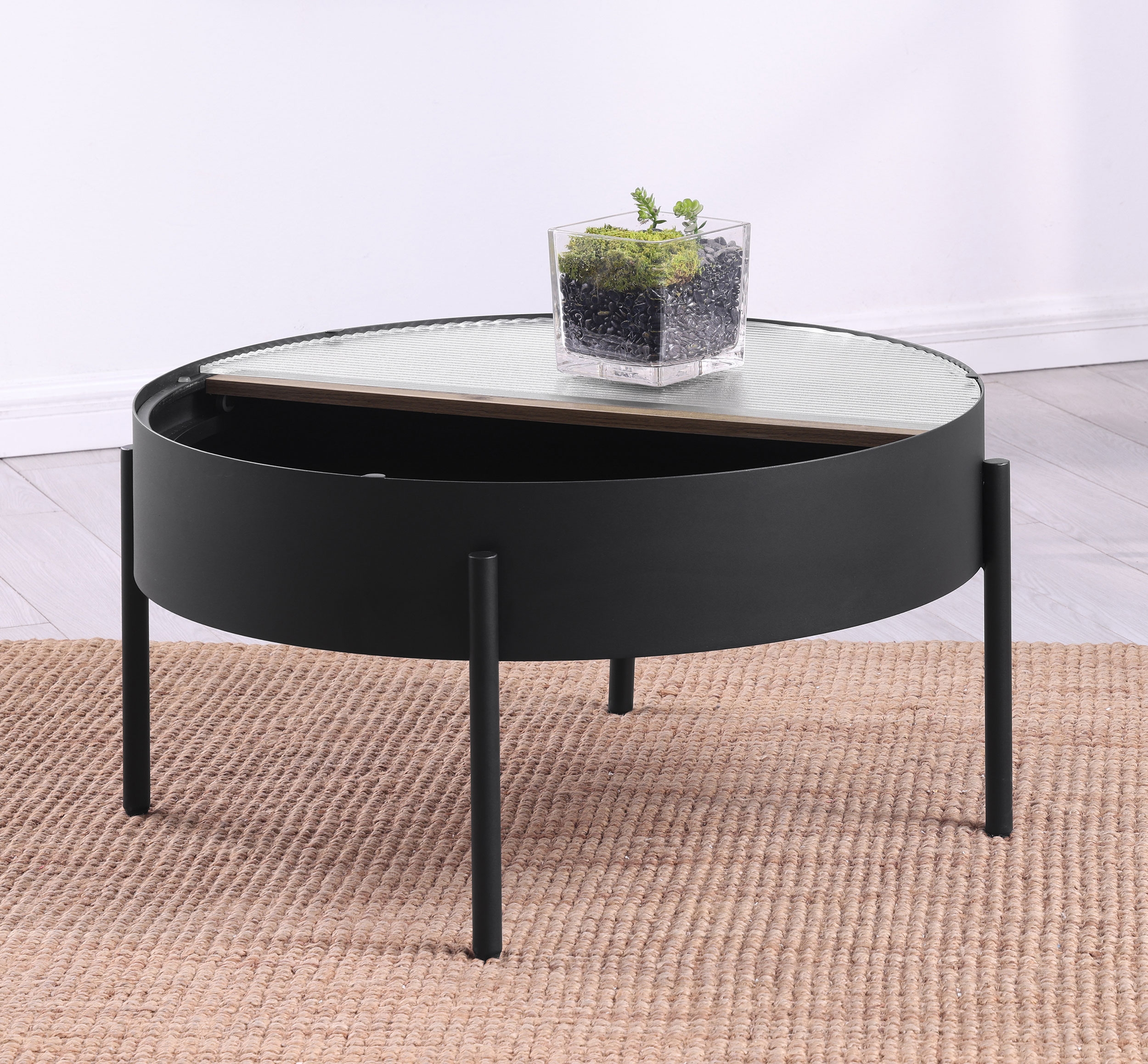 Ozella Coffee Table w/ Hidden Storagey