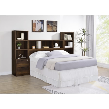 Westpark Queen Bookcase Headboard