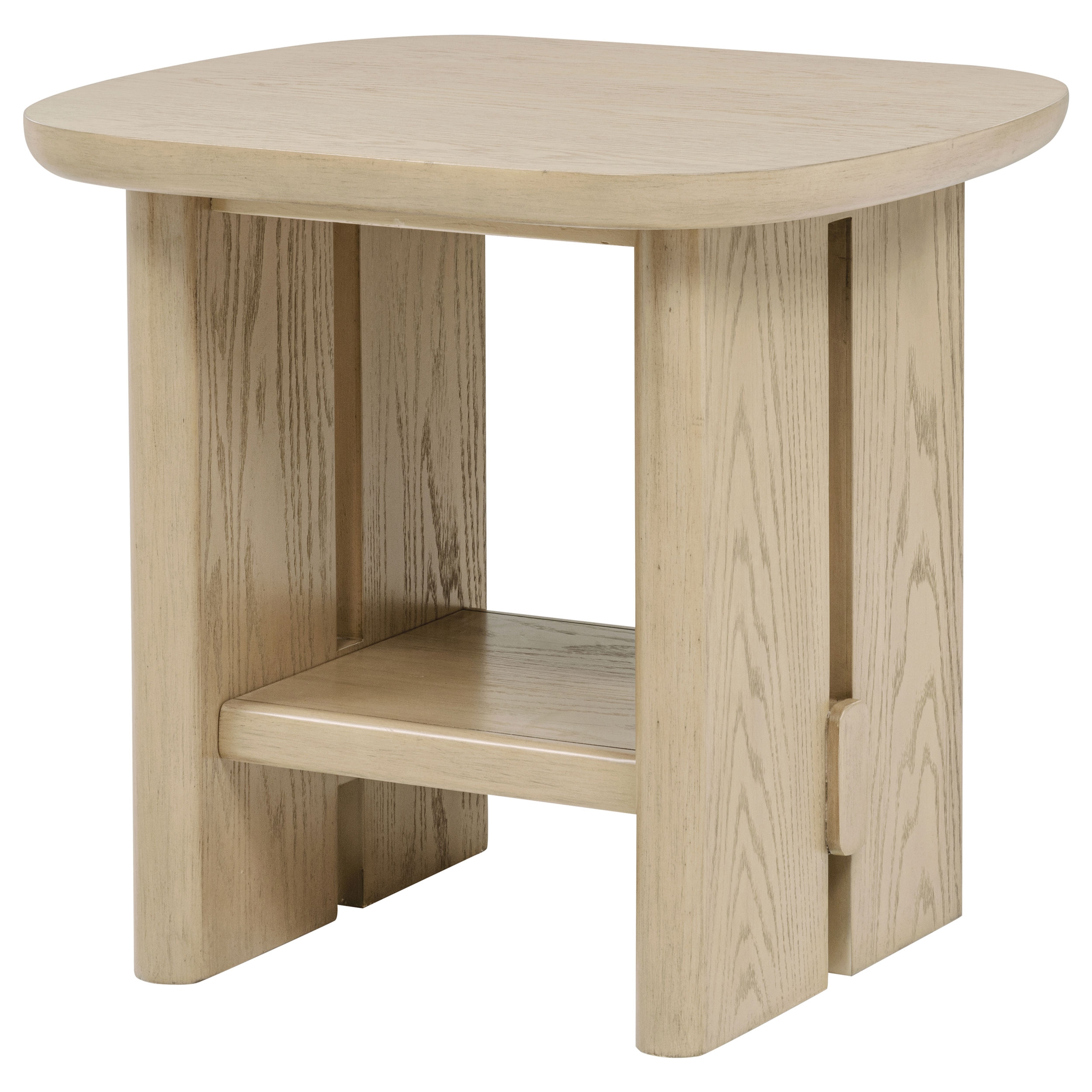 Kailani End Side Table w/ Shelf