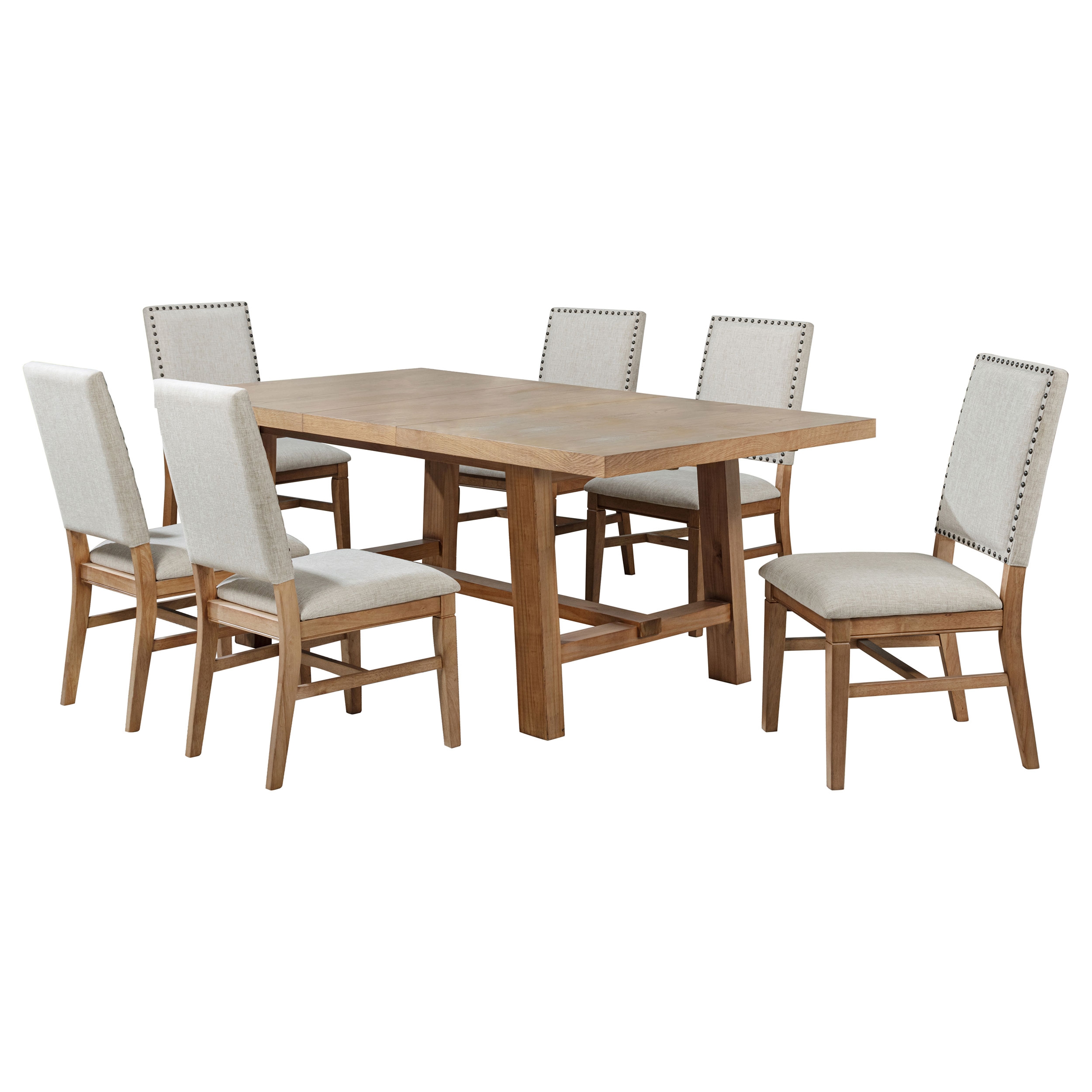 Coaster Middleton Middleton Extension Leaf Dining Set