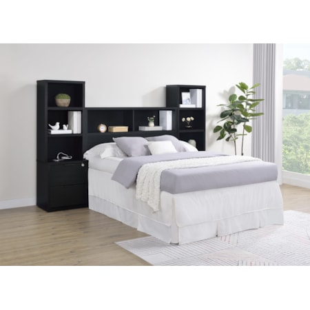Westpark Full Bedroom Set Bookcase Headboard