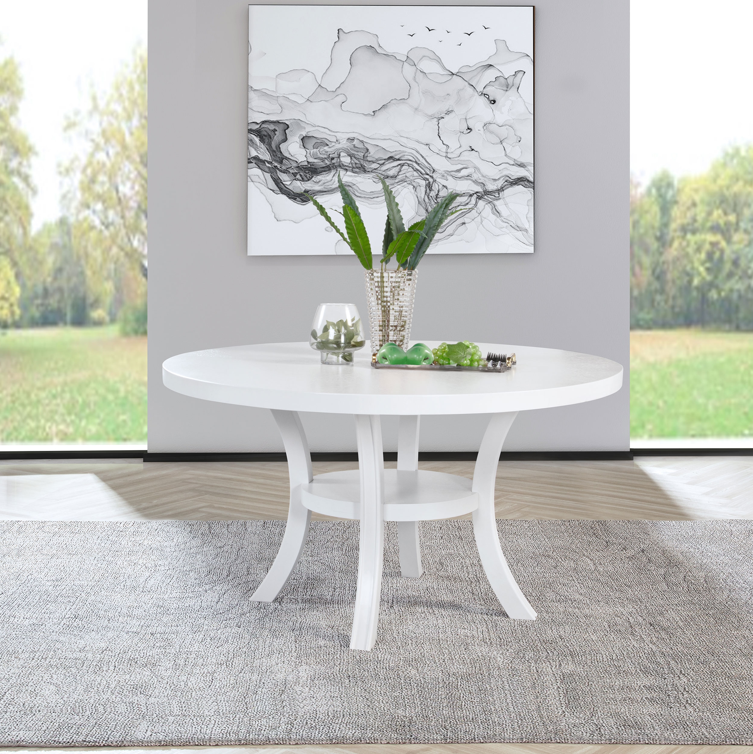 Coaster Judd Judd Dining Wood Table w/ Shelf