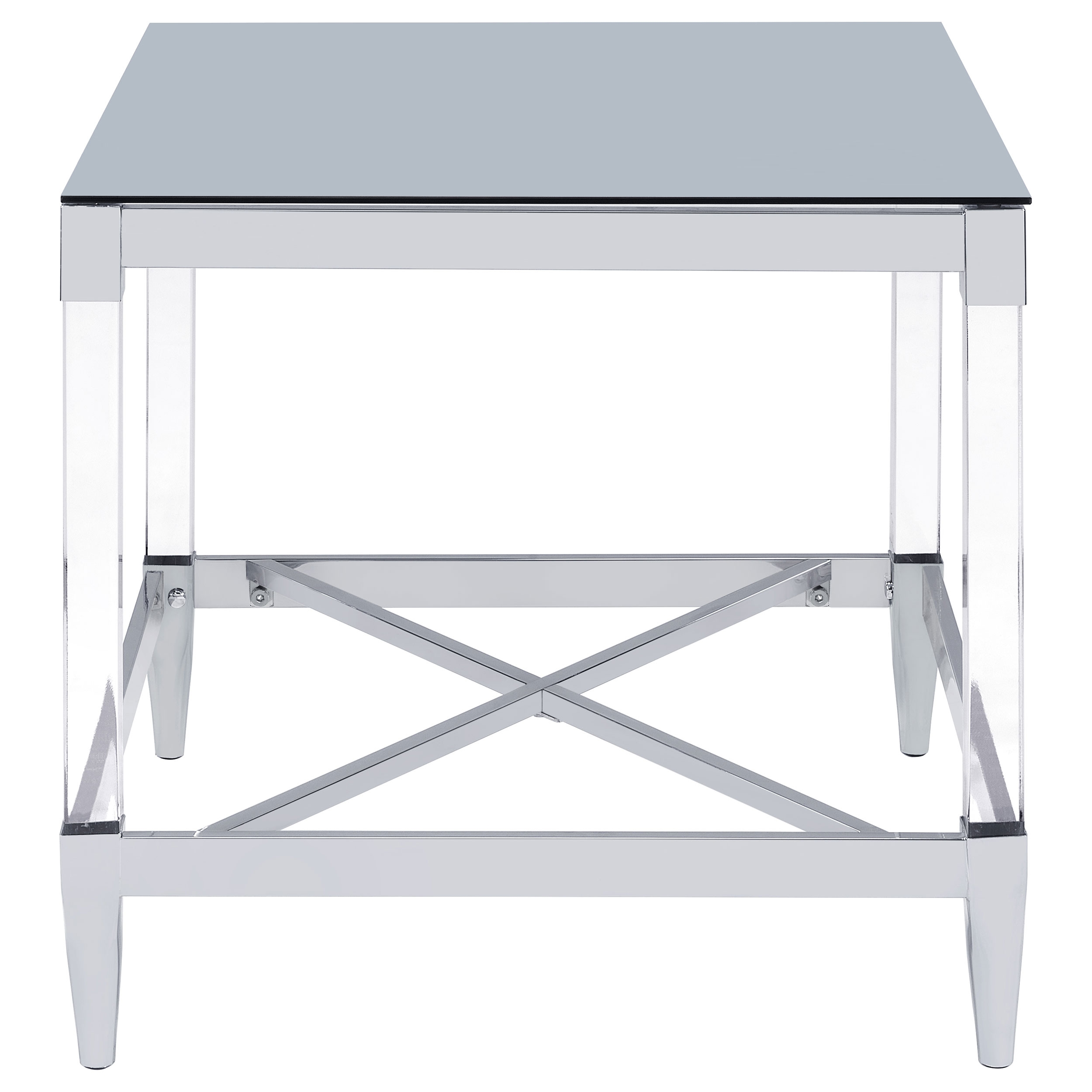 Coaster Lindley Lindley Tempered Mirror Side End Table