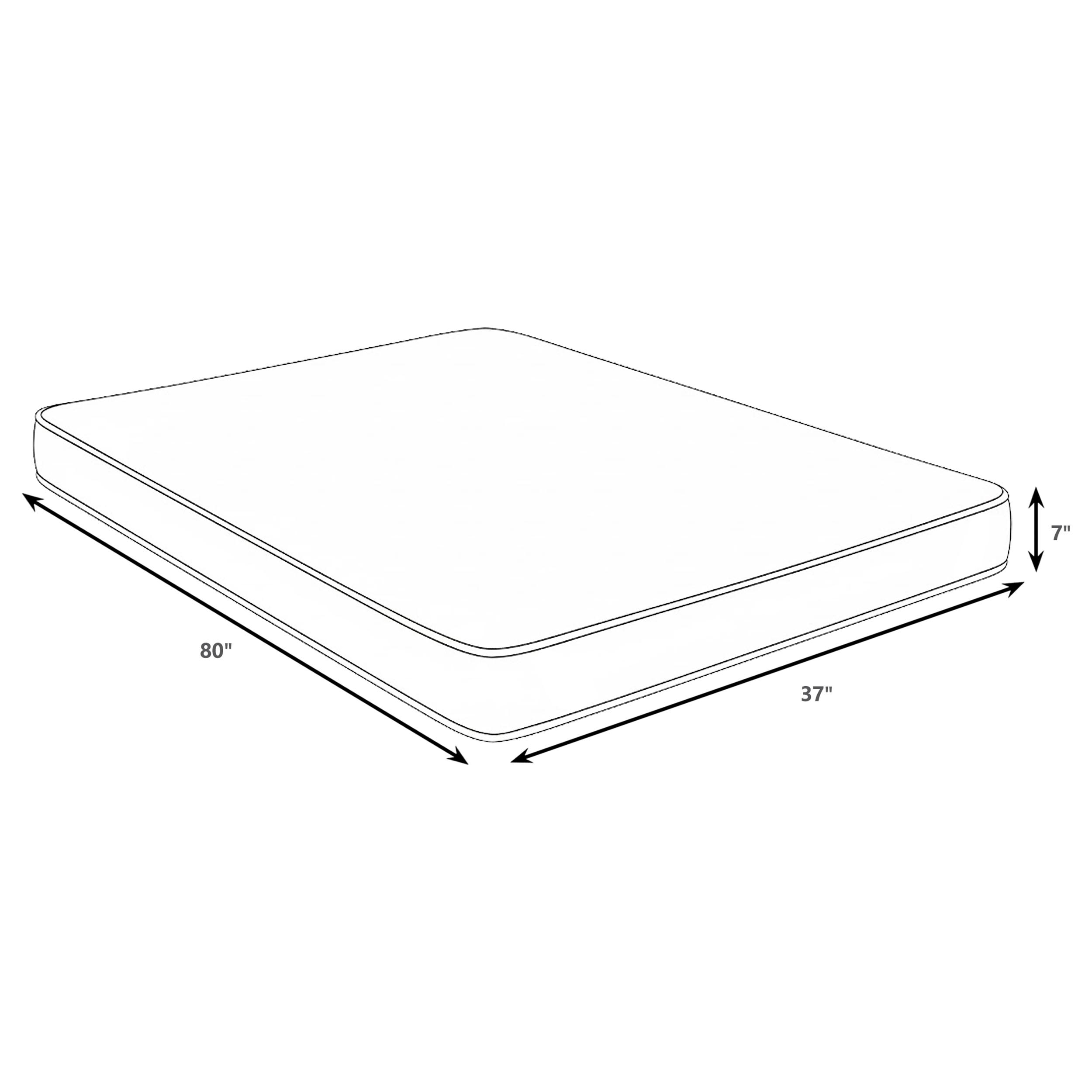 Twin XL Cover Firm Foam Mattress