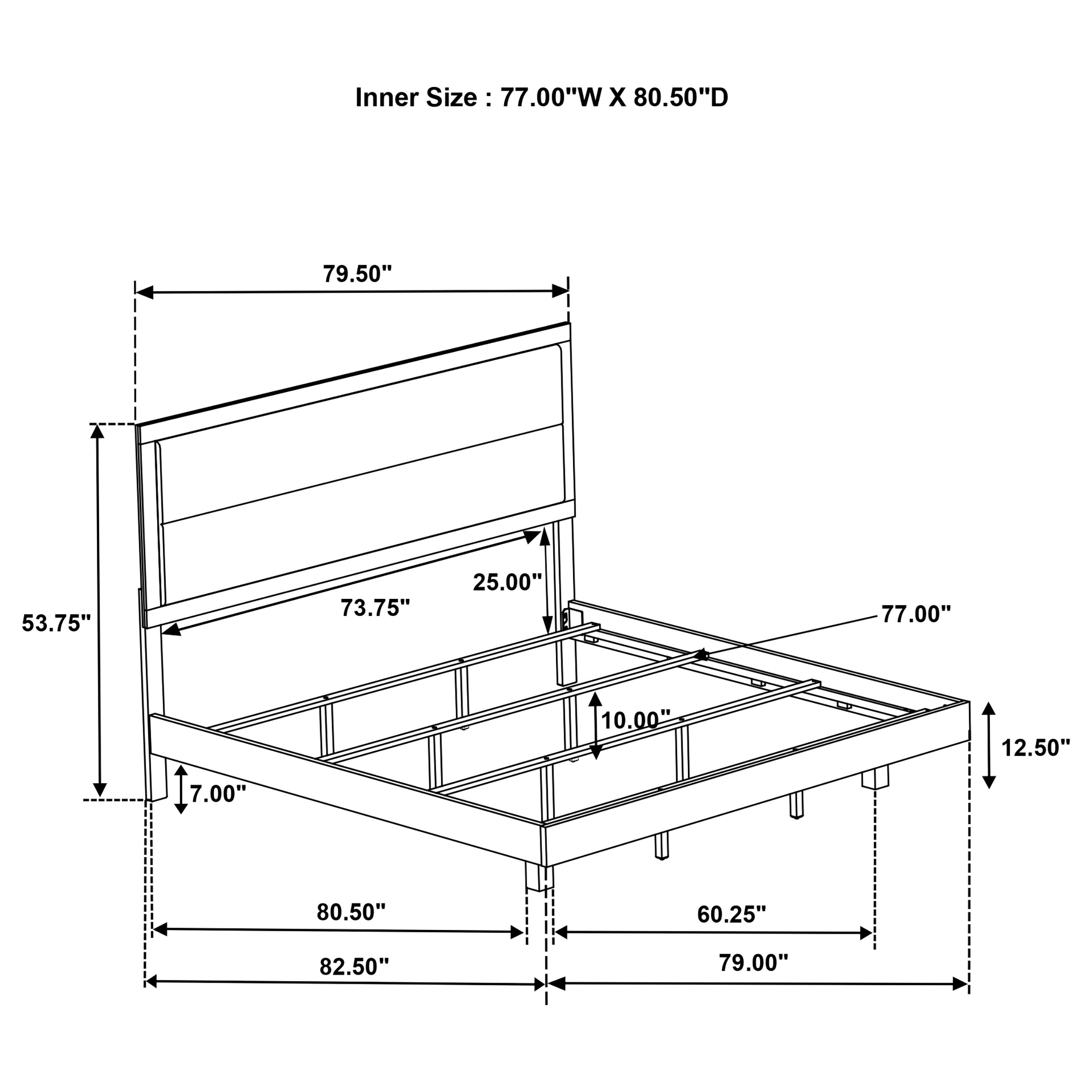 Coaster Trenton Trenton Wood King Panel Bed