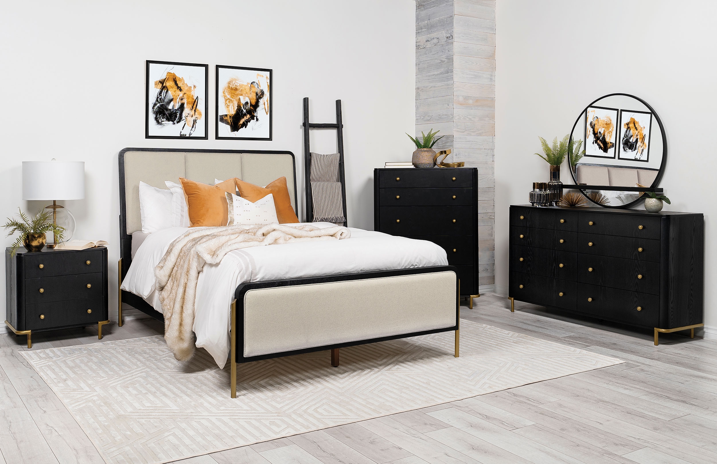 Coaster Arini 56-inch Cal King Panel Bed