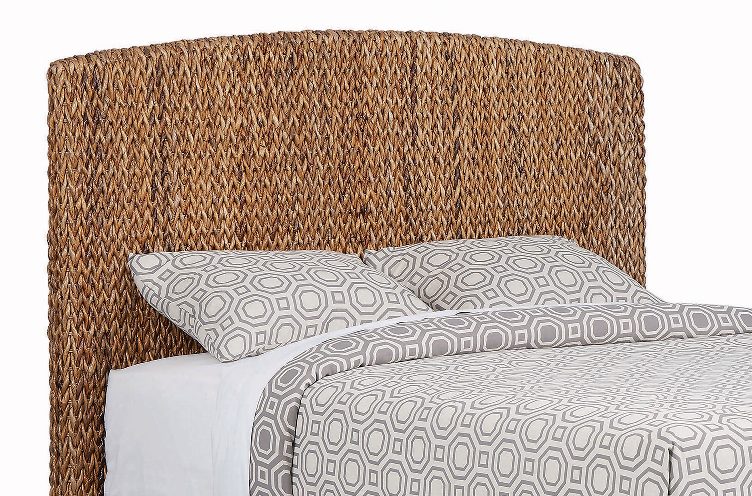 Woven Banana Leaf Cal King Headboard