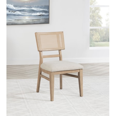 Kailani Radio Weave Cane Dining Side Chair