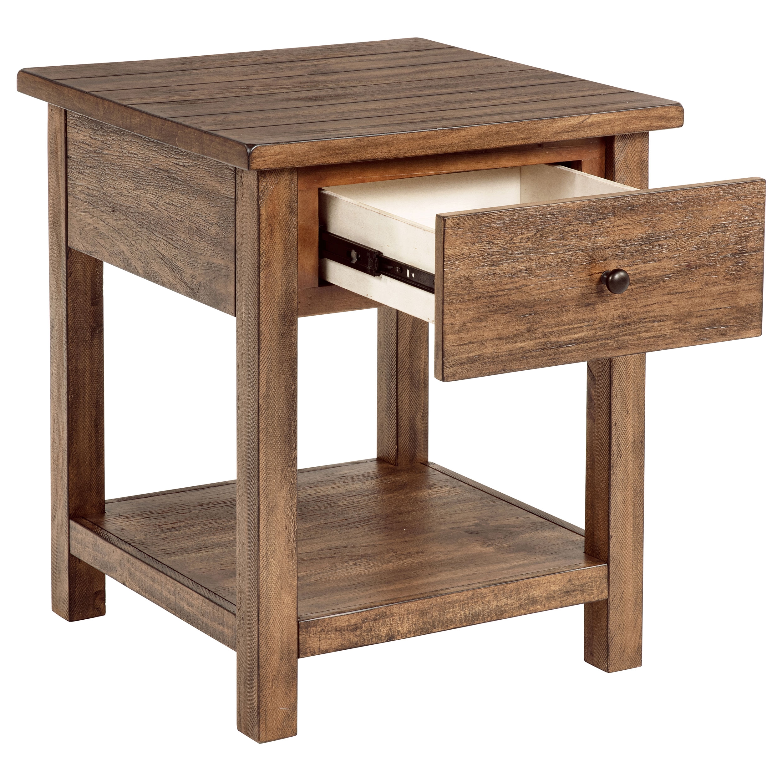 Coaster Payne Wood End Table w/ Shelf