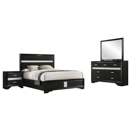 4-piece Cal King Bedroom Set