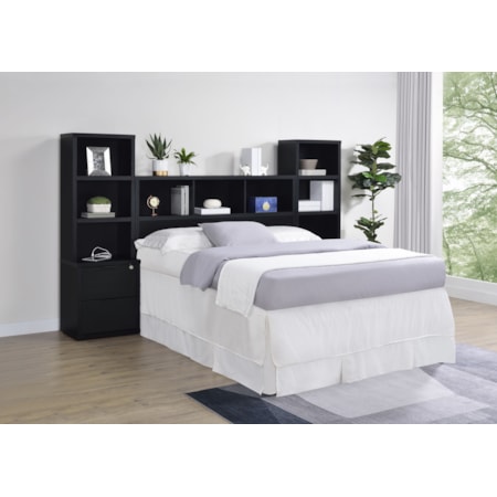 Westpark Queen Bookcase Headboard