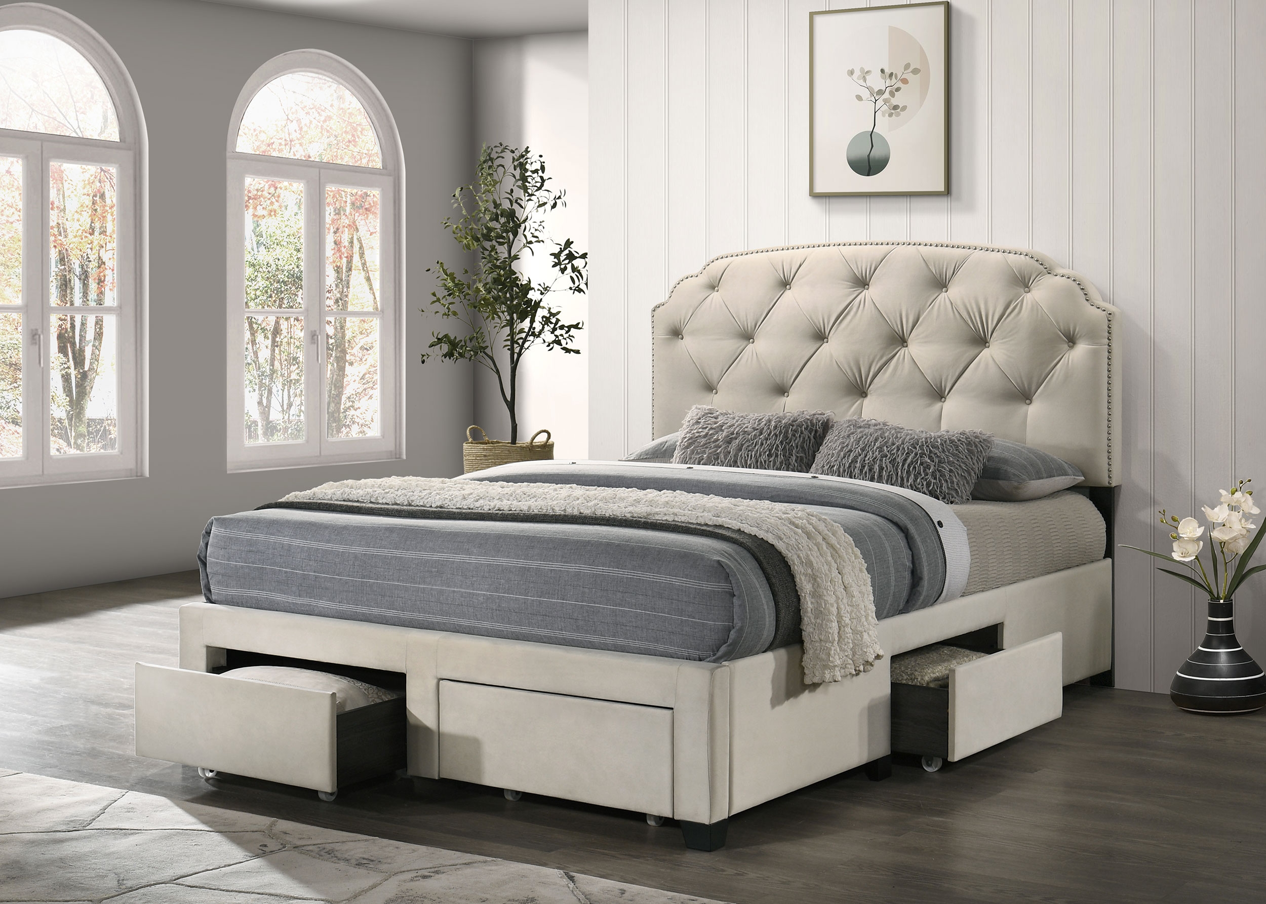 Marianna 4-drawer Full Storage Bed