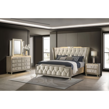 Lorient 4-piece King Bedroom Set