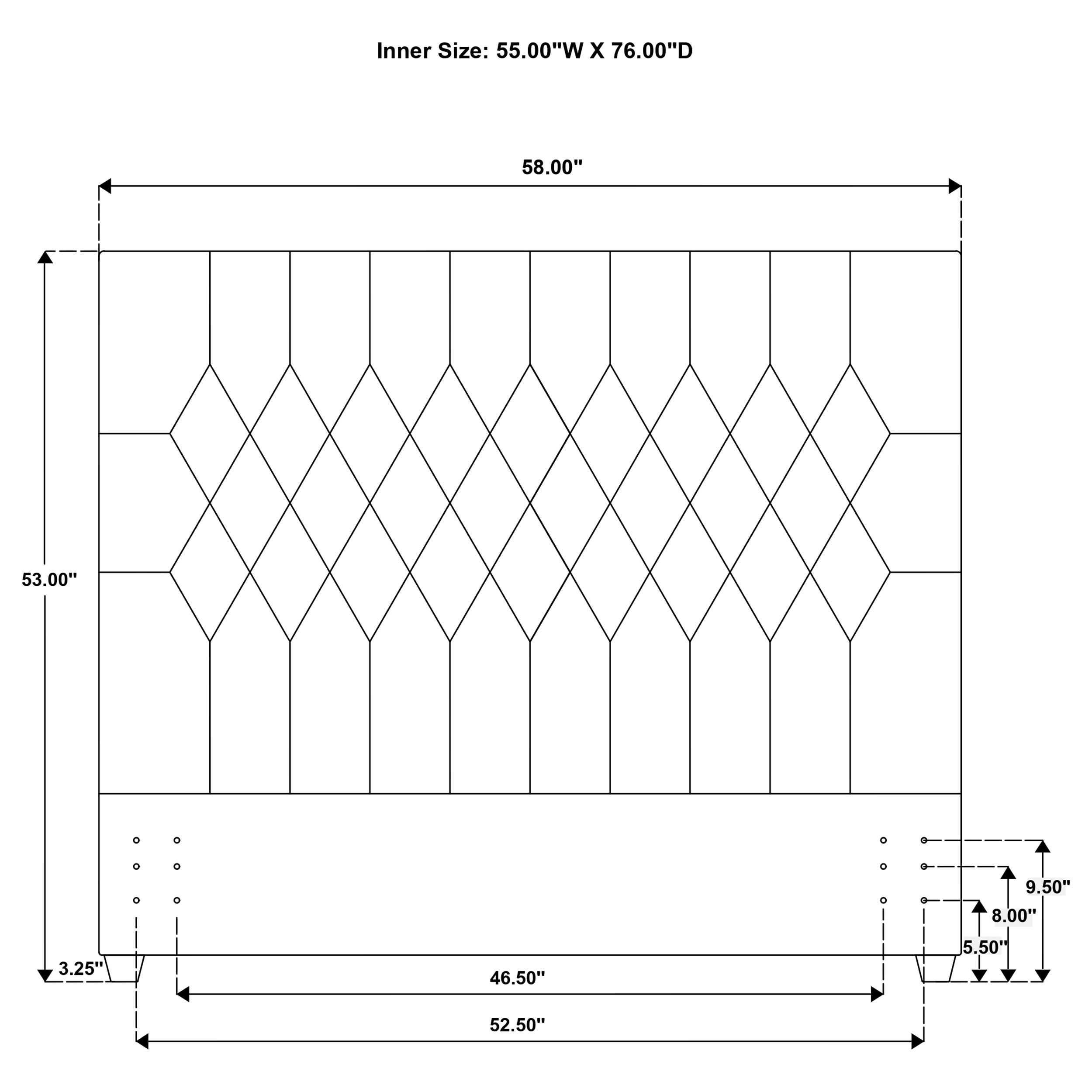 Coaster Chloe Chloe Full Panel Headboard Oatmeal