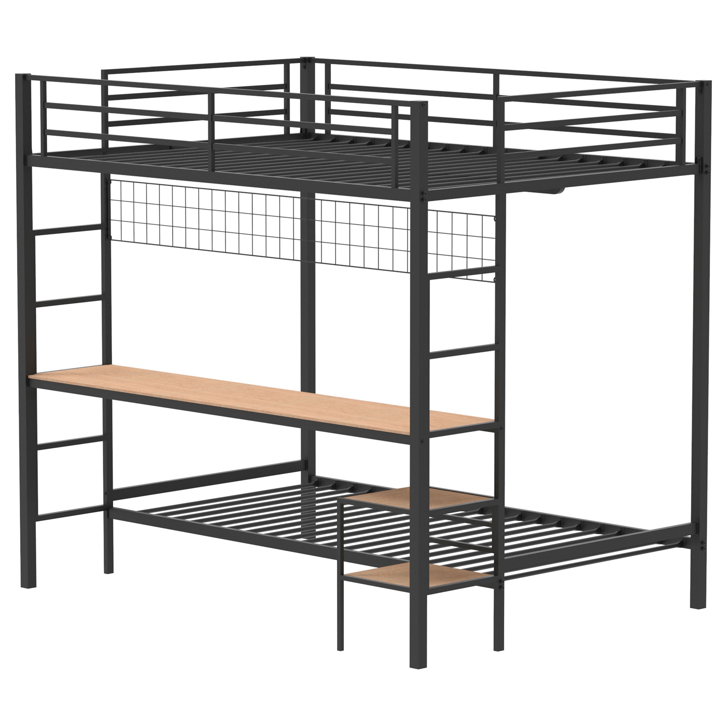 Campus Full Over Twin Workstation Bunk Bed