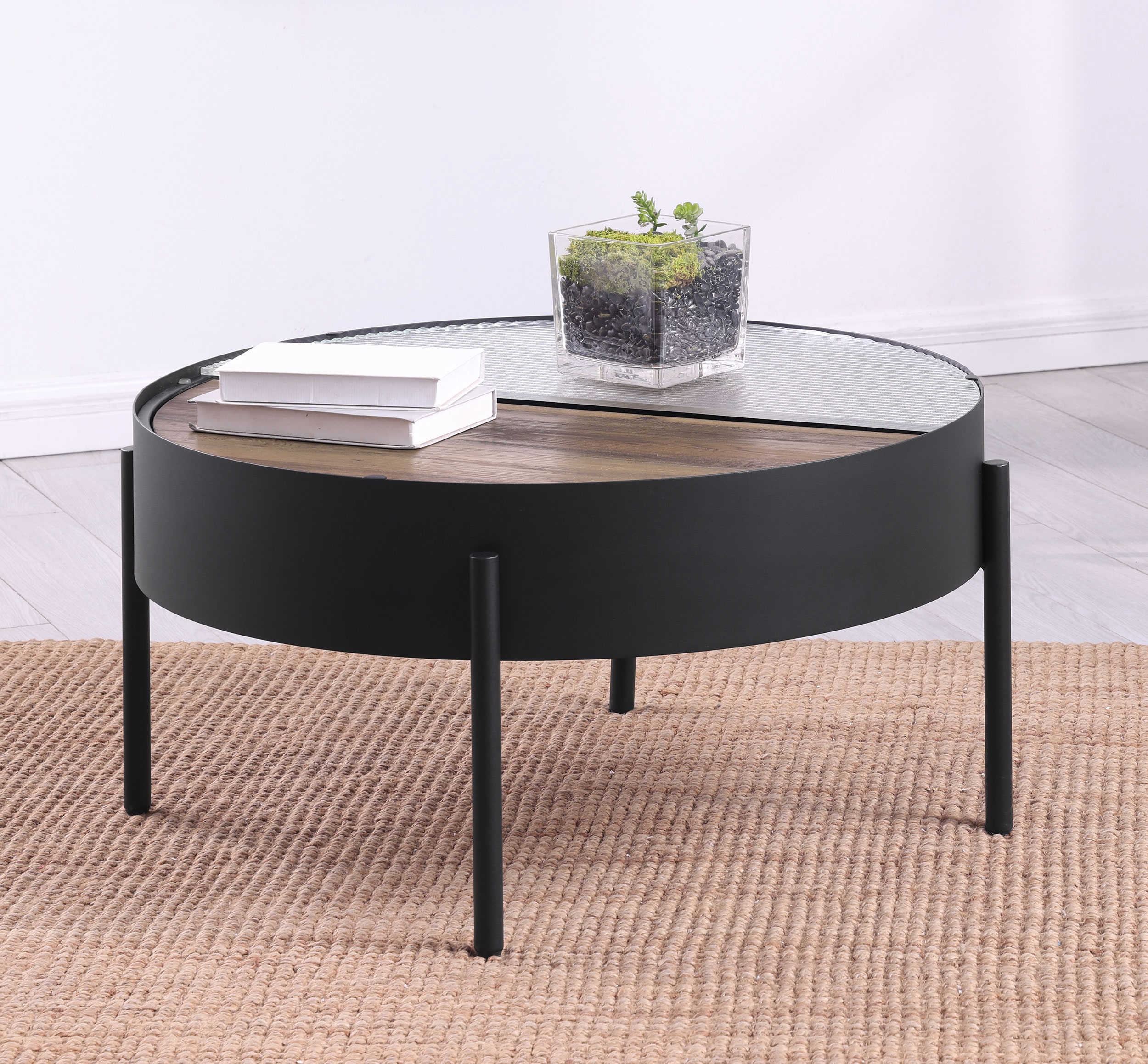 Ozella Coffee Table w/ Hidden Storagey