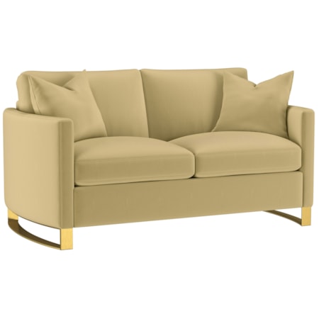 Corliss Curved Loveseat