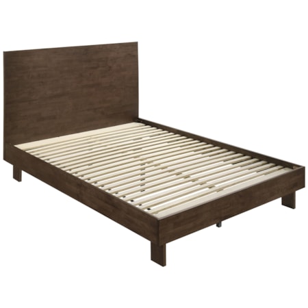Glenwood Queen Platform Panel Bed Warm