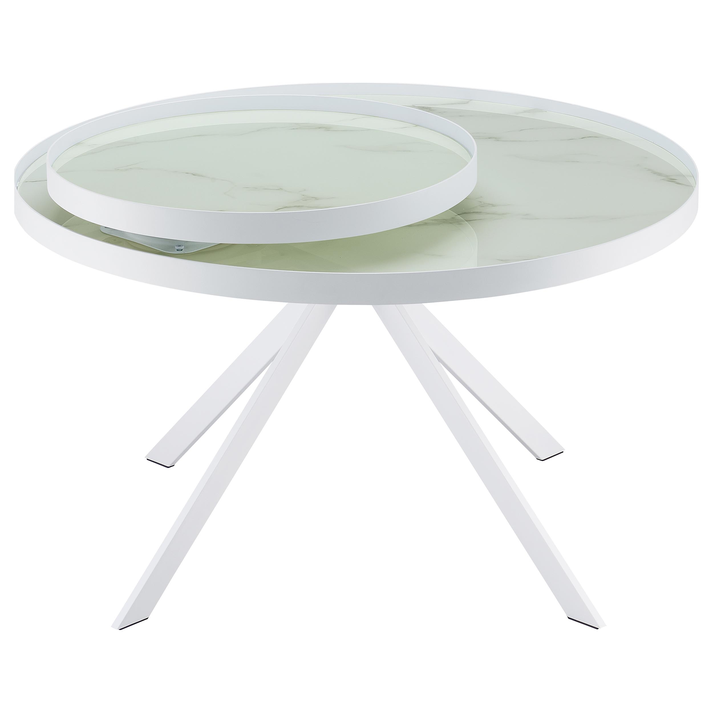 Coaster Briggs Briggs Glass Top Coffee Table