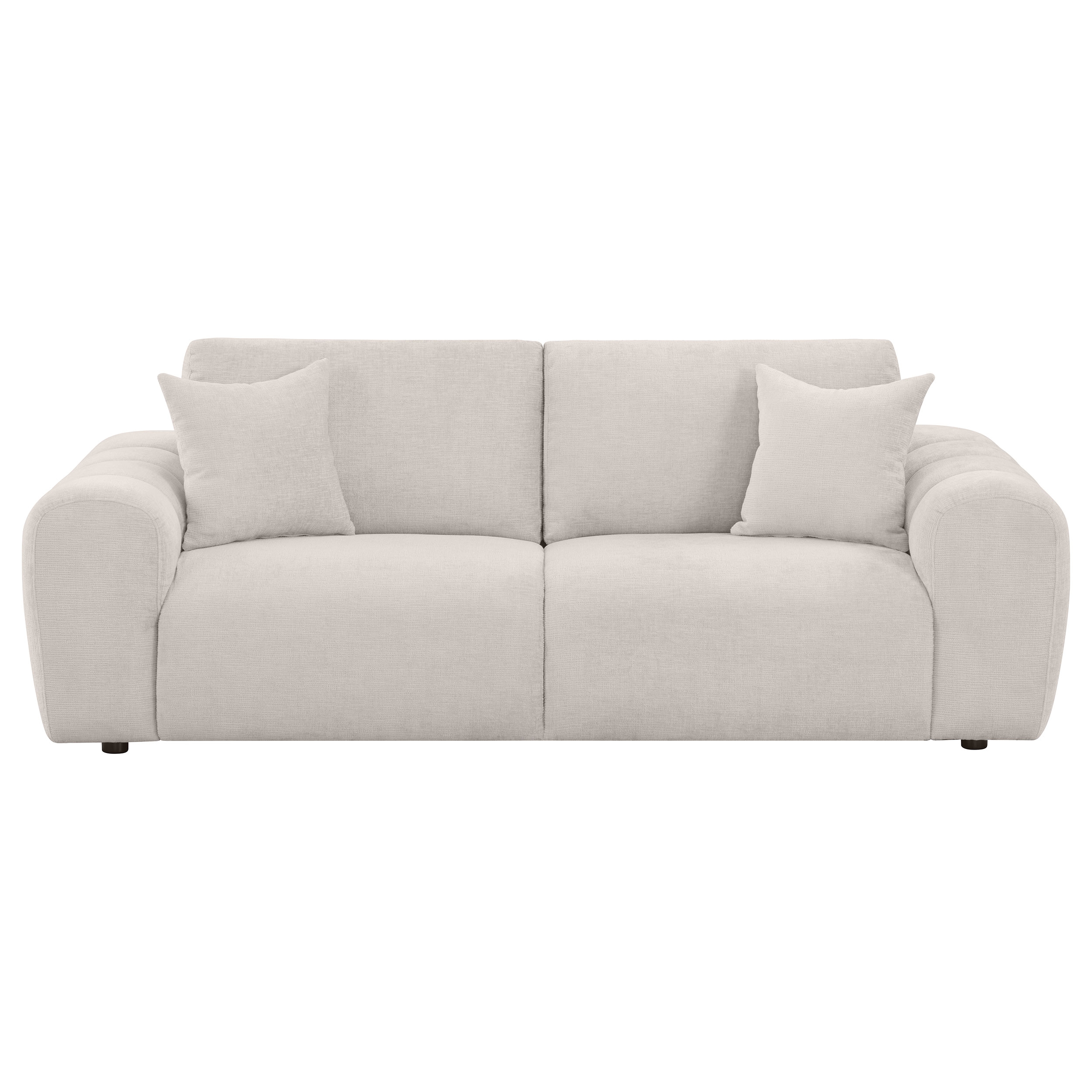 Coaster Burnett Burnett Chenille Wide Arm Sofa